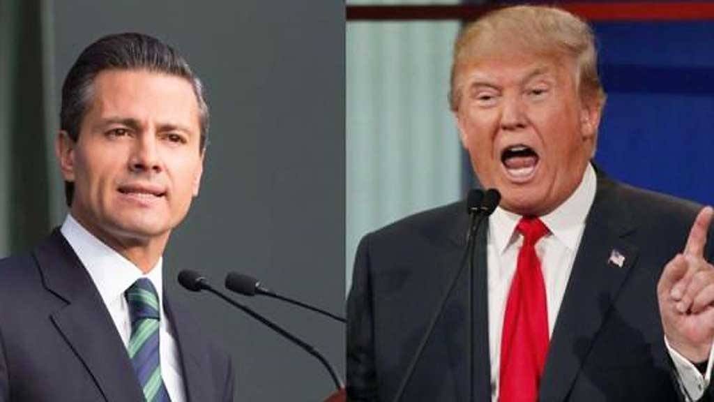 Trump expresa "gran respeto" a los mexicanos