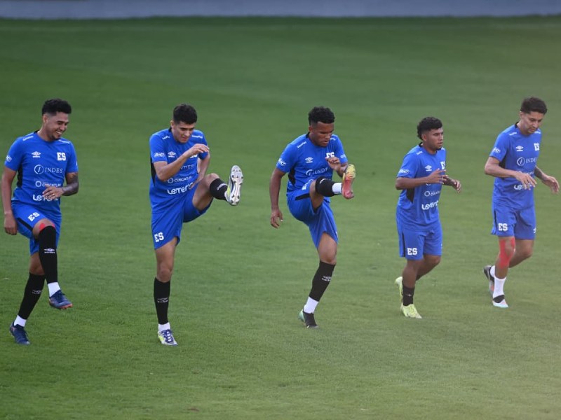 Entreno de la selección de El Salvador