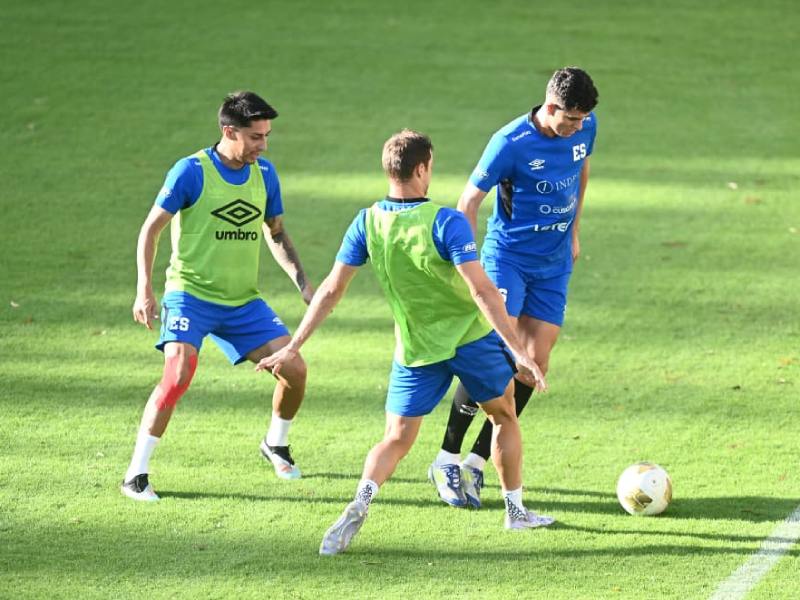 Entreno de la selección de El Salvador