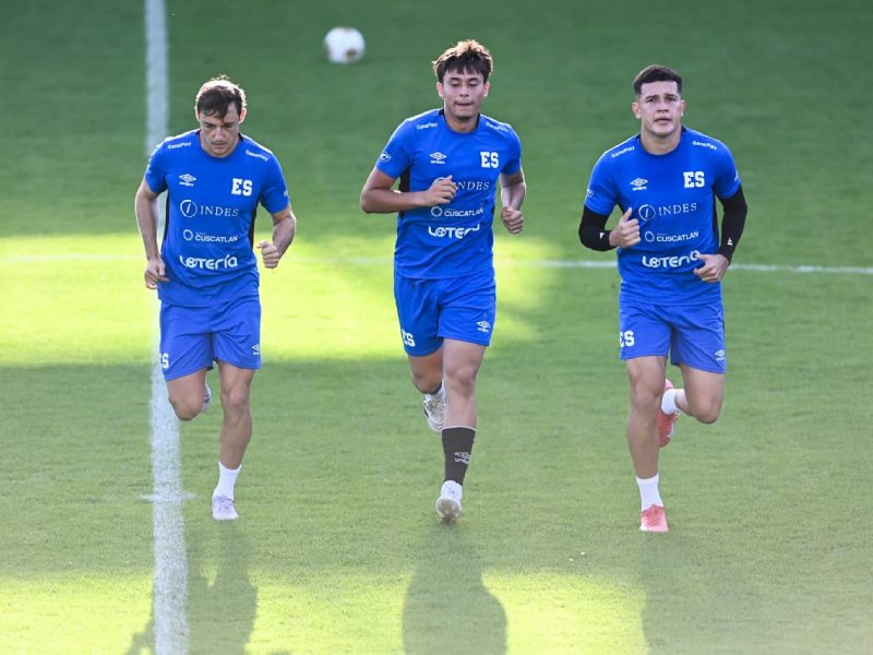 Entreno de la selección de El Salvador