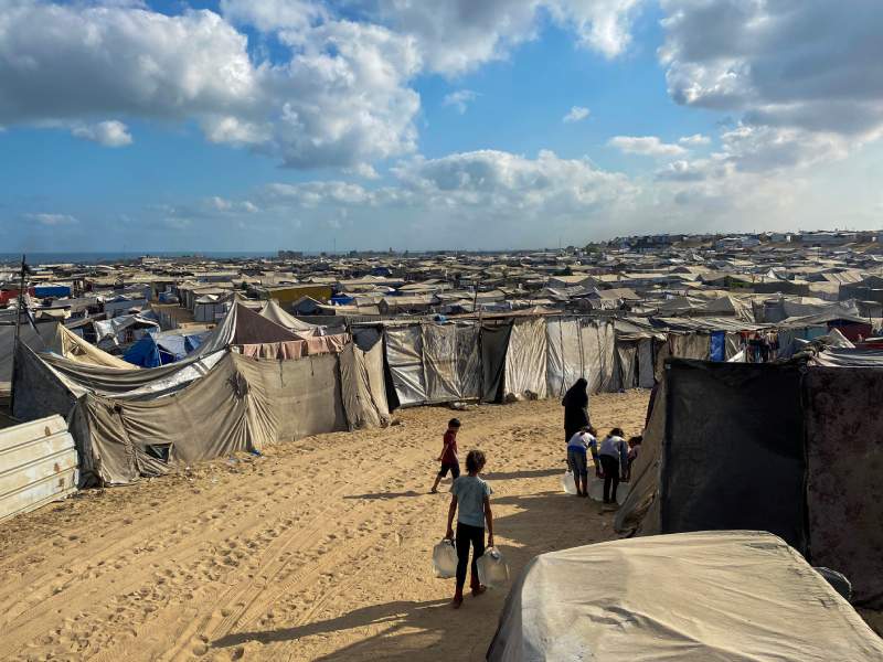 Franja de Gaza Isarel Palestina población