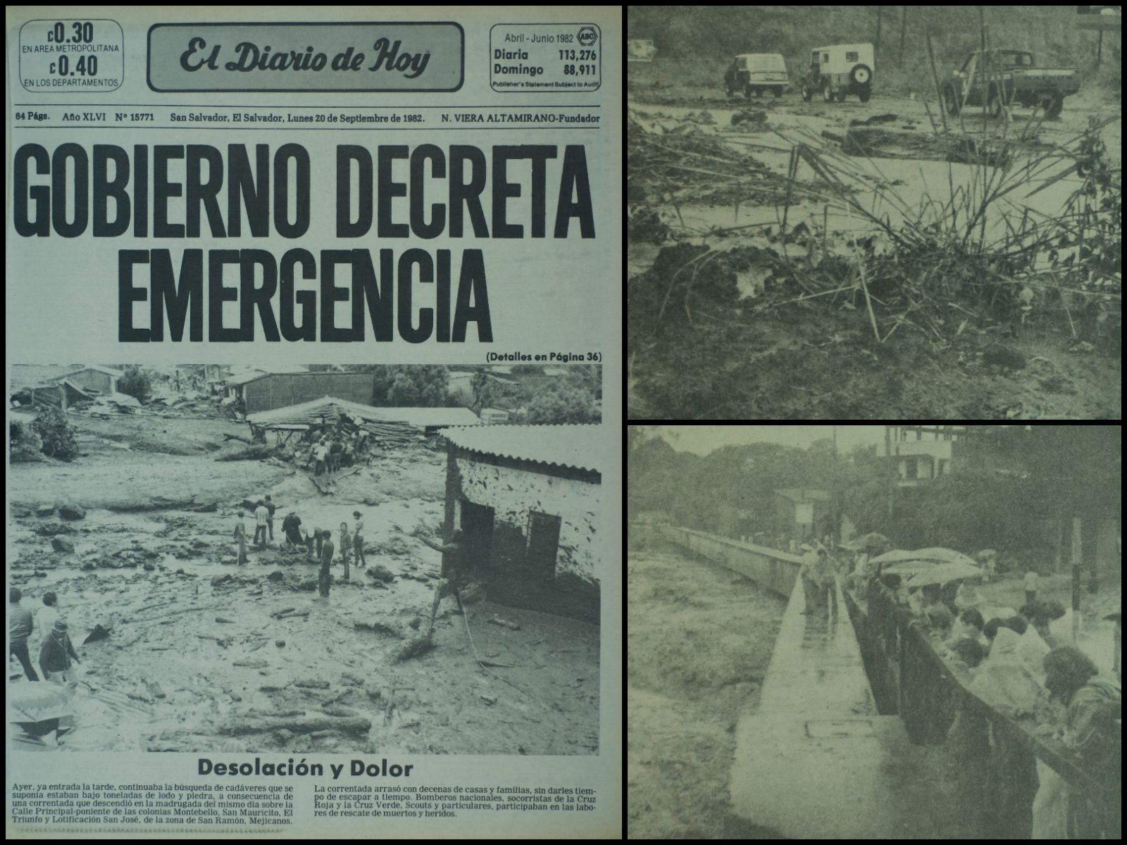 Inundaciones que han marcado a El Salvador