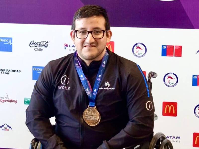 Italo Salamanca-Bronce- Medalla- Copa Para panamericana