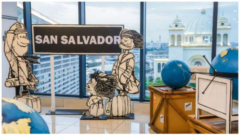 Mafalda- Binaes- exposicion- Centro Historico