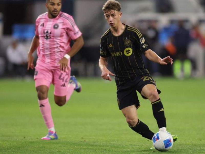 El legionario Nathan Ordaz, en un partido pasado con LAFC. Foto: Imagen de carácter ilustrativo y no comercial/https://x.com/LAFC/status/1954723913768013860?t=feTdFWotRU9r5D7oFYik1Q&s=19
