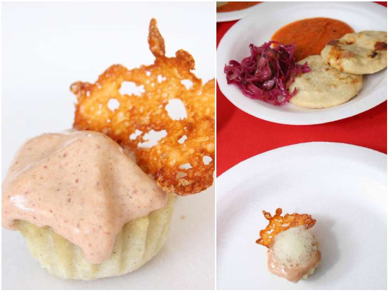 Pupusa molecular - arte