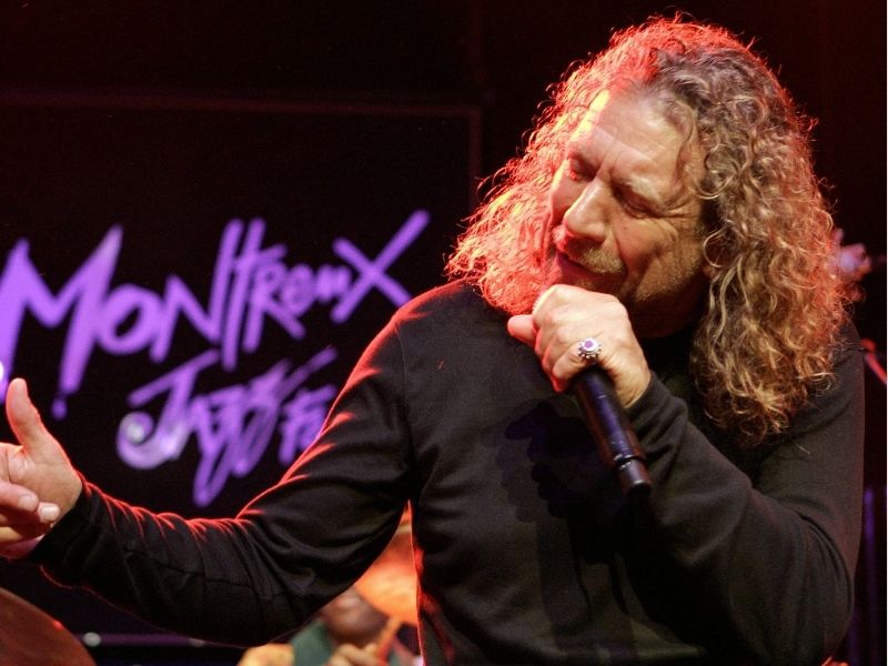 Robert Plant, vocalista de Led Zeppelin.