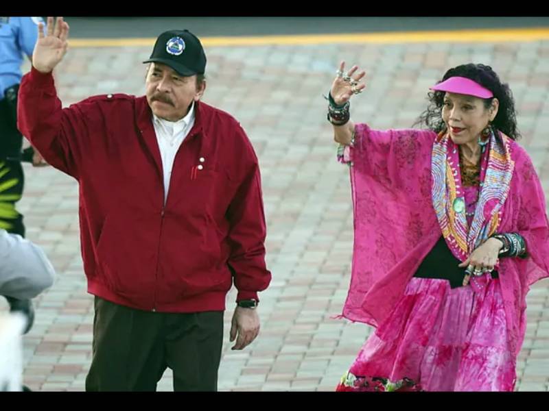 Rosario Murillo y Daniel Ortega-Nicaragua-Presidentes-Primera dama