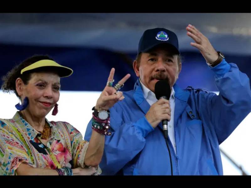 Rosario Murillo y Daniel Ortega-Nicaragua-Presidentes-Primera dama