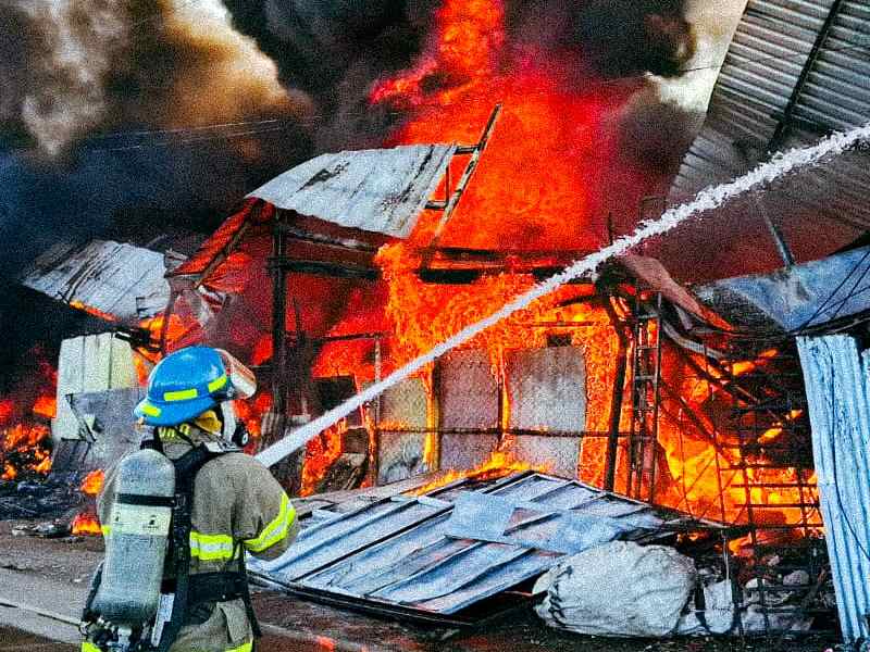 Santa Ana incendio