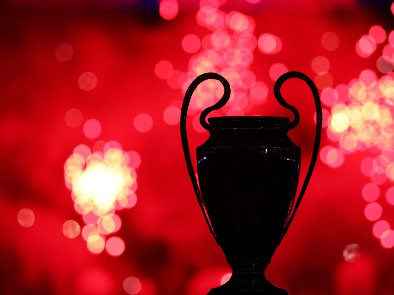 Este es el trofeo de la Champions League. Foto: EDH AFP