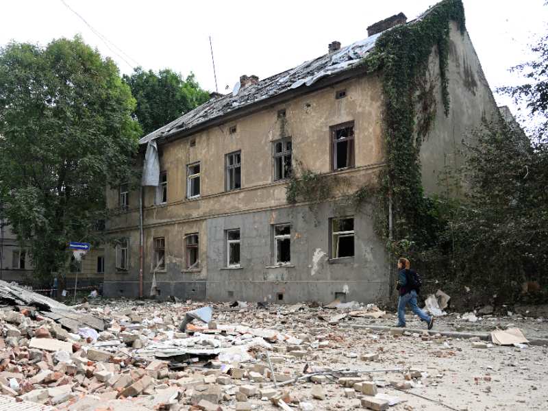 Ucrania bombardeado