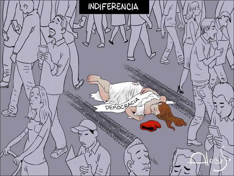 alecus indiferencia democracia