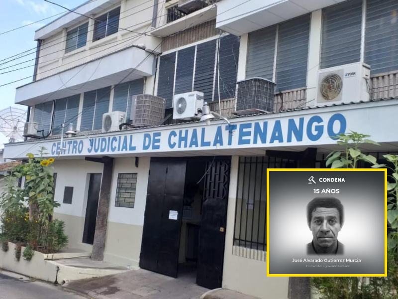El hecho ocurrió en septiembre de 2024 en La Palma, Chalatenango. Foto: Centros Judiciales/FGR