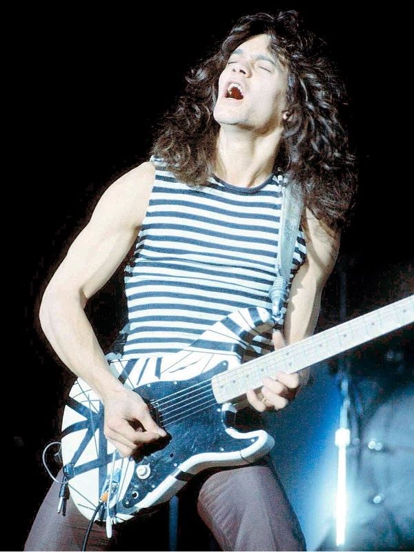Eddie Van Halen en su juventud. 