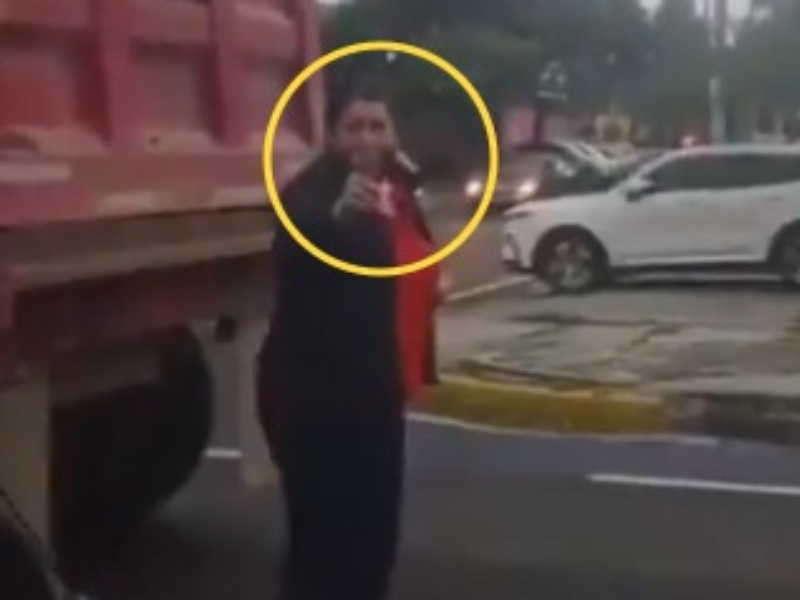 El video se viralizó en las redes sociales. Foto / Captura de video