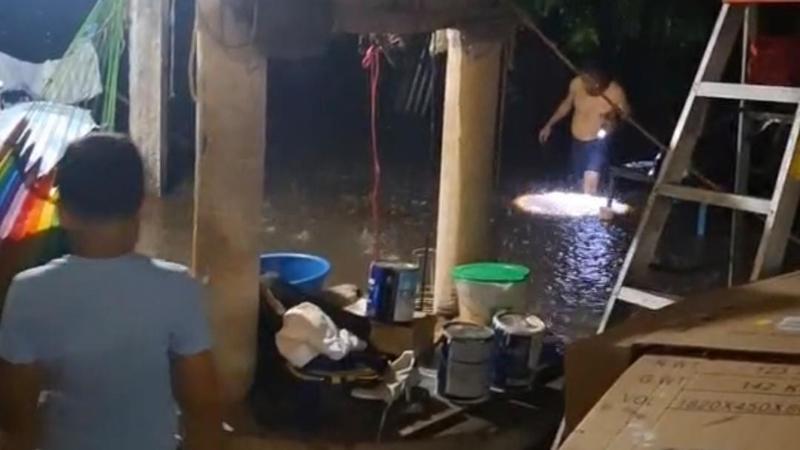 inundación en vivienda