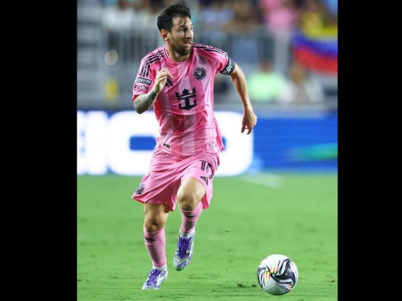Leo Messi, en un partido pasado con el Inter Miami. Foto: EDH AFP