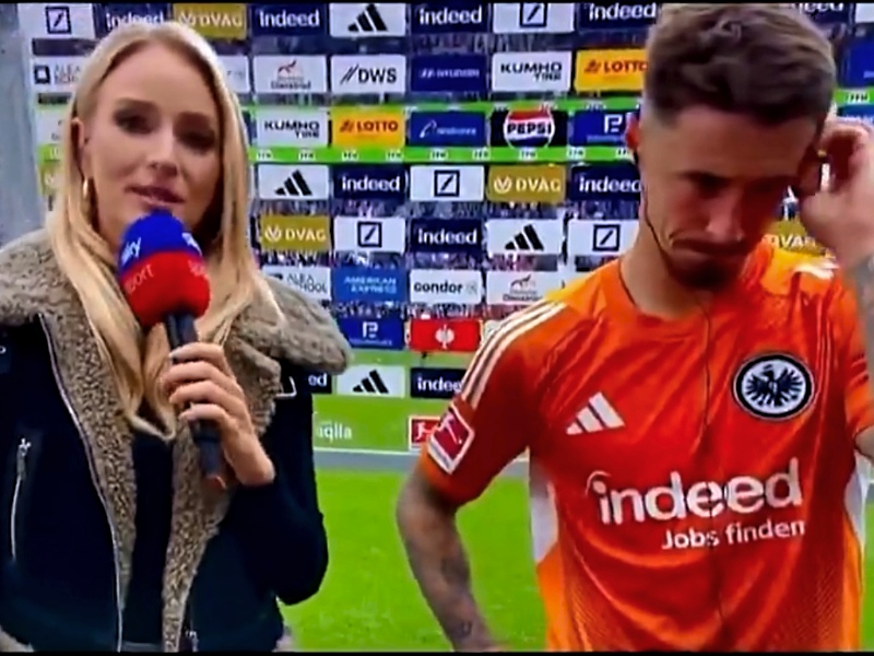katharina kleinfeldt marco friedl alemania viral video error bundesliga futbol