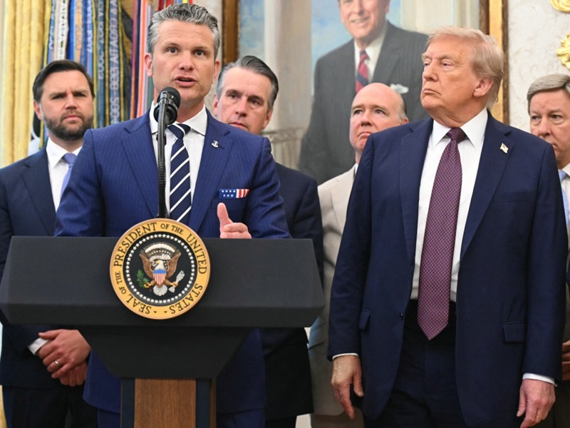 Secretario de Defensa y presidente de EEUU