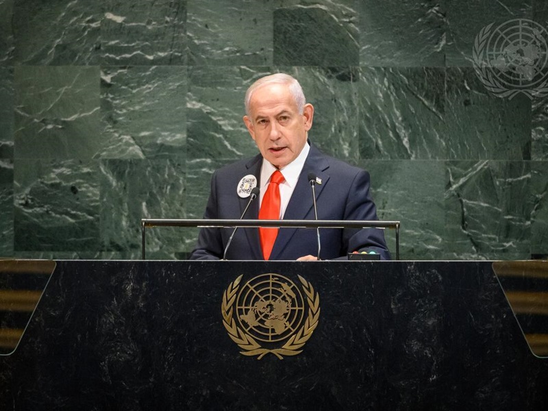 Benjamin Netanyahu, en ONU