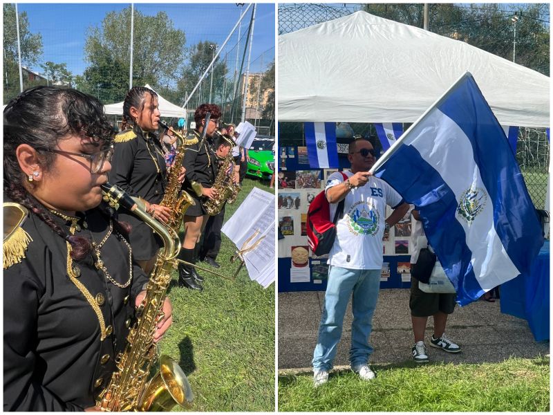 Salvadoreños en Milán, Italia, dieron la bienvenida al mes cívico