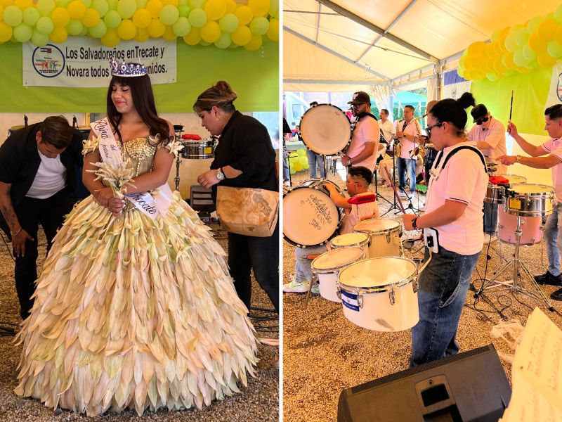 El Salvador celebra el Festival del Maiz en Trecate, Italia, por primera vez