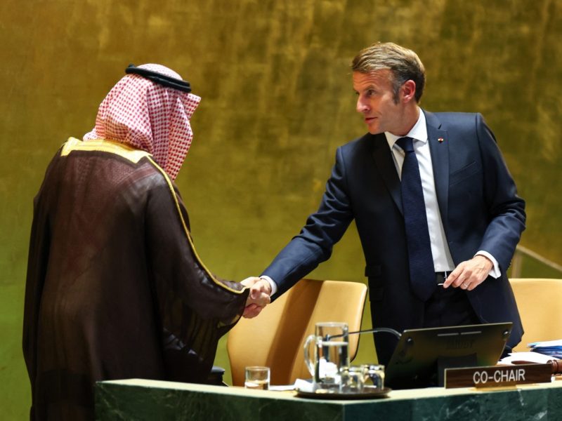 Emmanuel Macron Francia Arabia Saudita ONU