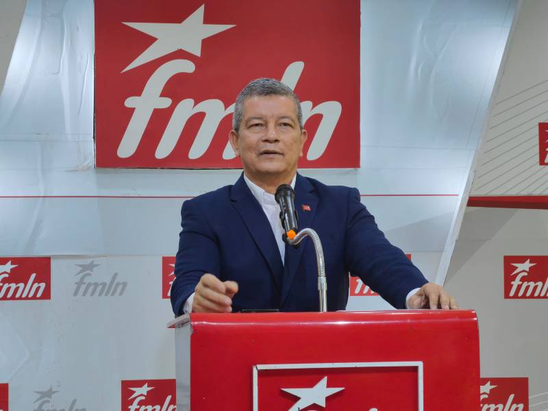 Manuel Flores, secretario general del FMLN | cortesía.