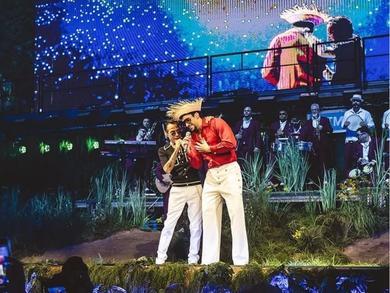 Marc Anthony y Bad Bunny residencia Puerto Rico.