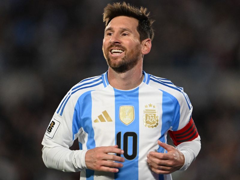 El argentino Leo Messi, en las eliminatorias sudamericanas entre Argentina ante Venezuela. Foto: EDH AFP