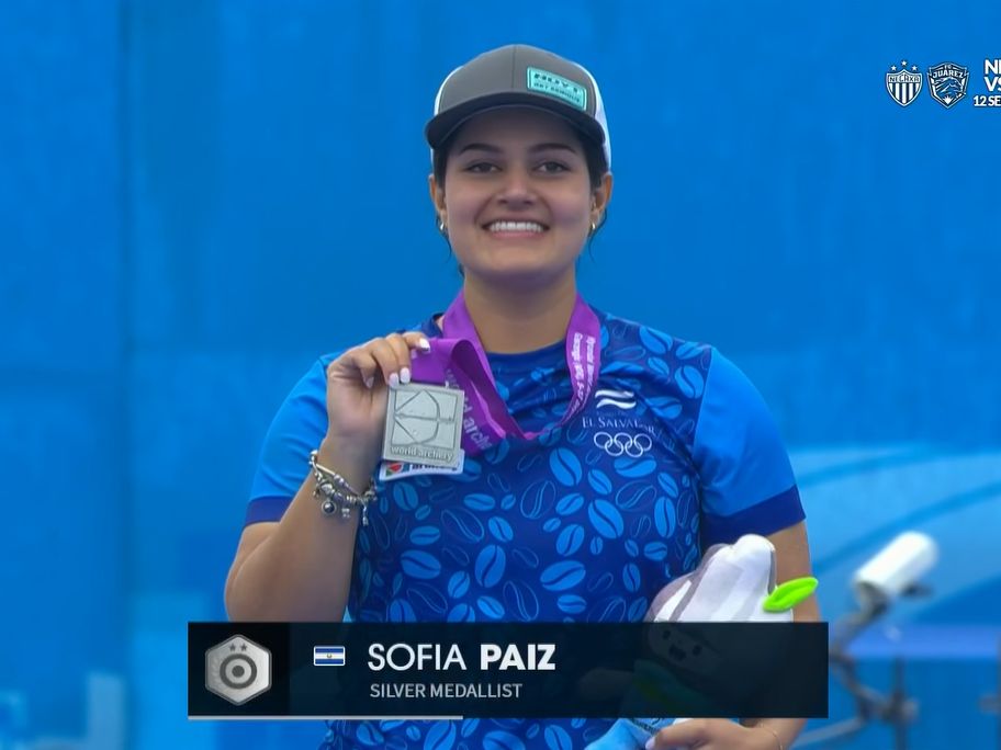 Sofia Paiz Medalla Plata Mundial Tiro con Arco