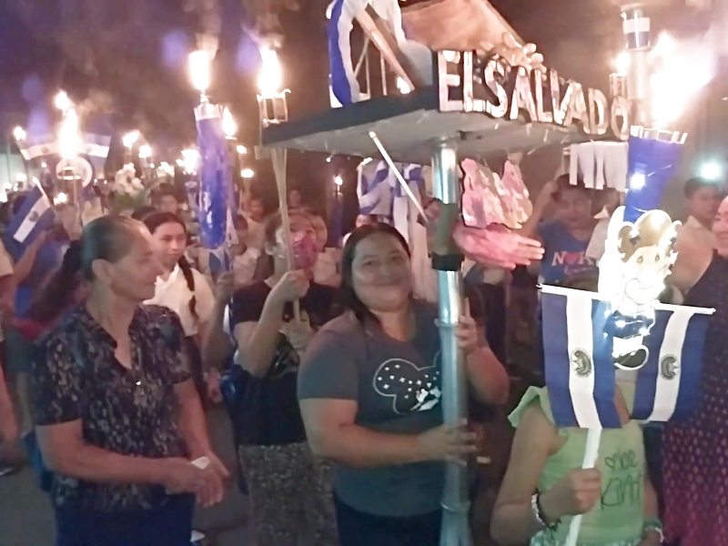 Festival de las antorchas en San Gerardo