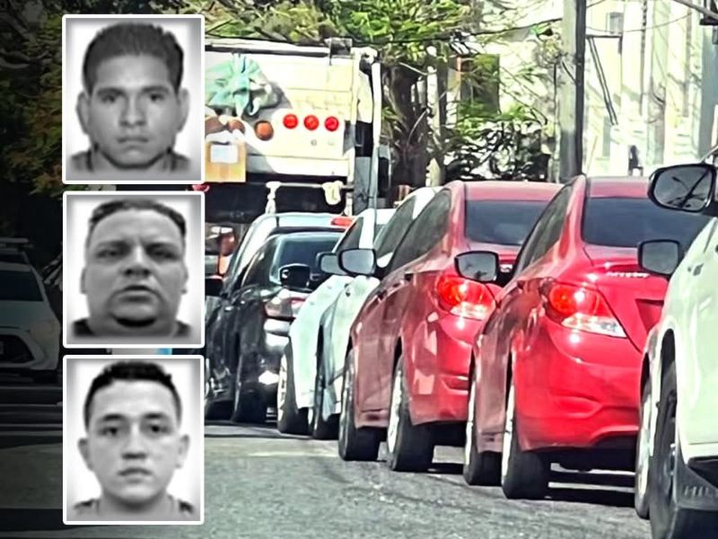 Los tres acusados fueron capturados por la PNC en 2022, afirmó la FGR. Foto: Cortesía