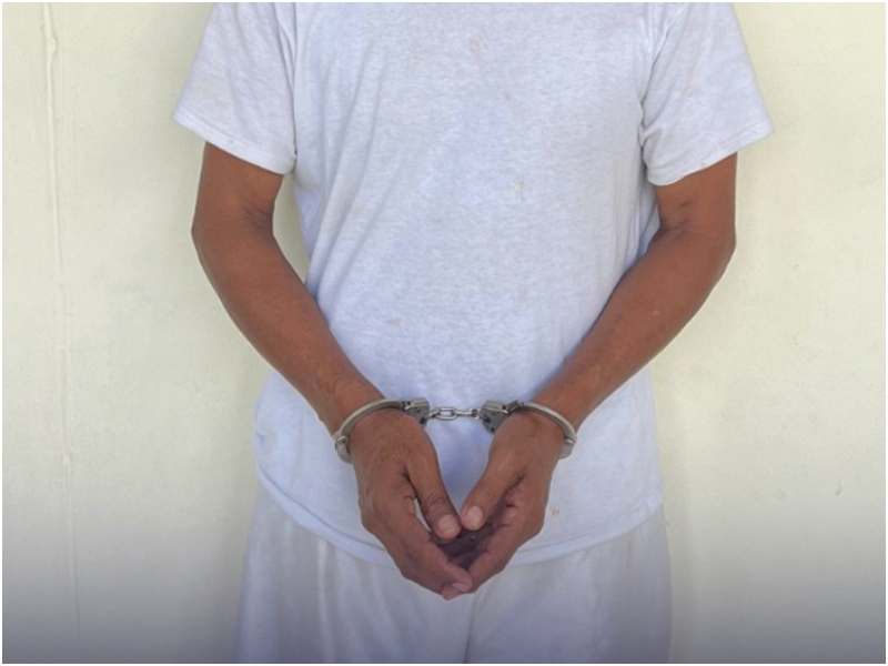 Hombre detenido. Foto / Referencia