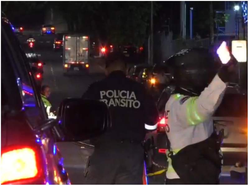 Escena de mujer atropellada en la Masferrer Norte. Foto / Cortesía