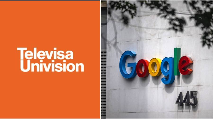 TelevisaUnivision lanza campaña contra Google por discriminación. Foto: AFP / Imagen de carácter ilustrativo y no comercial / https://www.instagram.com/p/DNOpn2vvEvn/