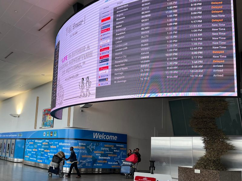 Aeropuerto JFK Nueva York cierres
