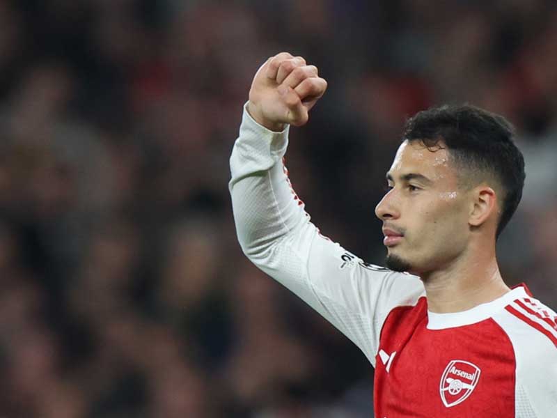 Arsenal Gabriel Martinelli Champions League 2025