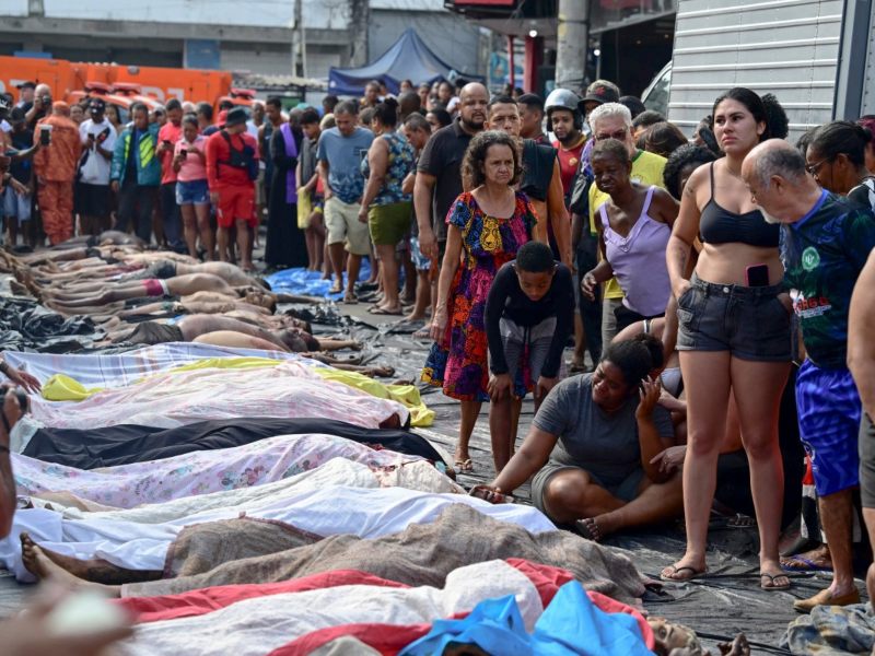 Brasil muertos masacre operativo policial Río de Janeiro