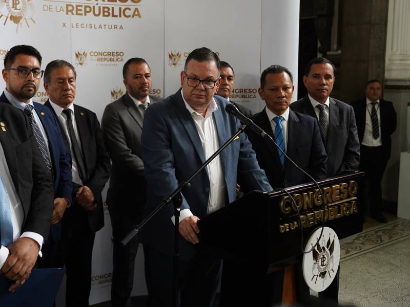 Diputado Christian Guevara en el Congreso de Guatemala el 9 de octubre de 2025 | cortesía partido VIVA.