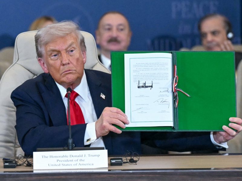 Donald Trump acuerdo fin guerra Gaza Egipto