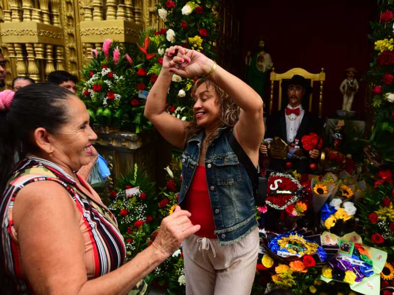 Fiesta a San Simón santo apócrifo de los excluidos