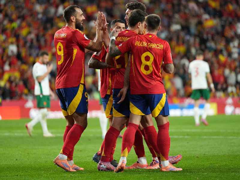 La Selección de España se acerca el boleto al Mundial 2026. Foto: EDH AFP