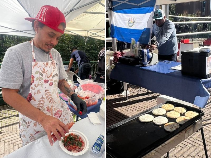 Diáspora salvadoreña celebra su primer Festival Gastronómico en Turín, Italia.