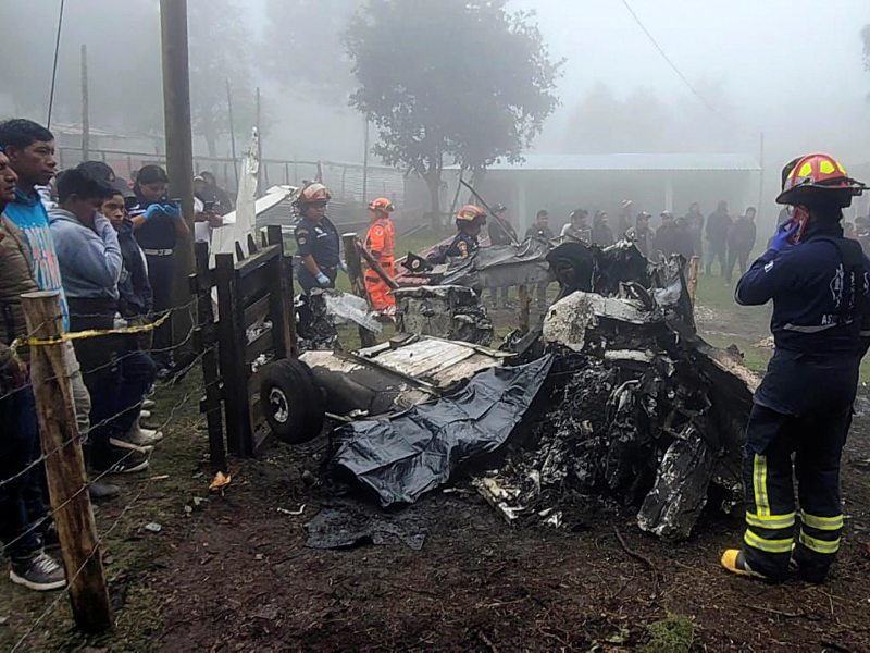 Guatemala accidente avioneta