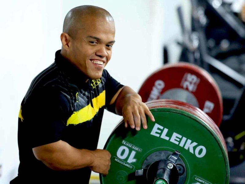Herbert Aceituno Entreno Parapowerlifting