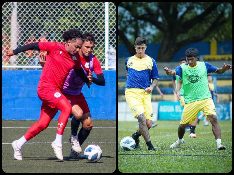 Entrenamientos de CD Hécules y Municipal Limeño. Foto: Cortesía CD Hércules vs. Municipal Limeño