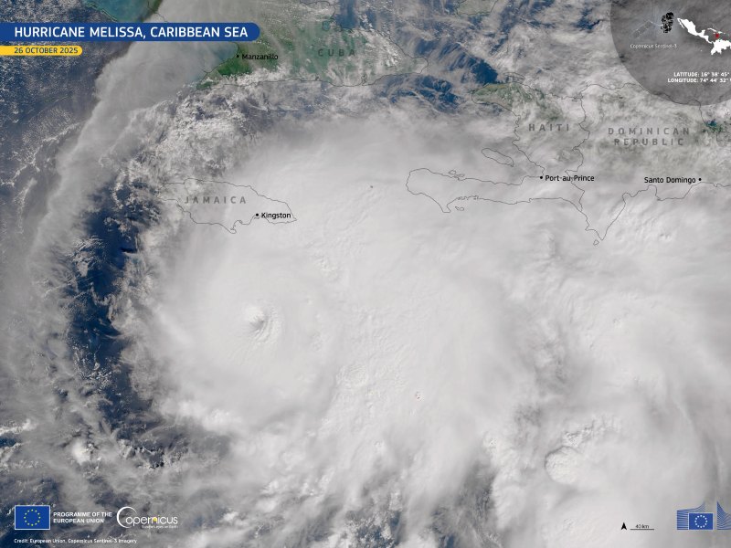 Huracán Melissa Jamaica