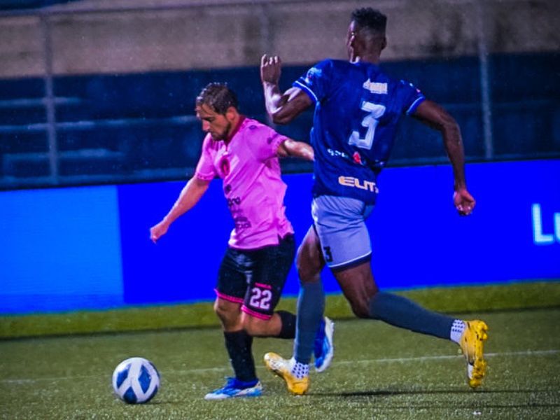 Partido entre Inter FA e Isidro Metapán. Foto: Cortesía Inter FA